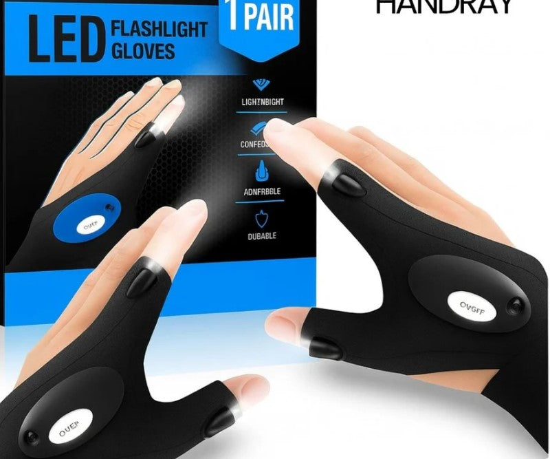 GloveLight - Mănuși cu LED LightBeam