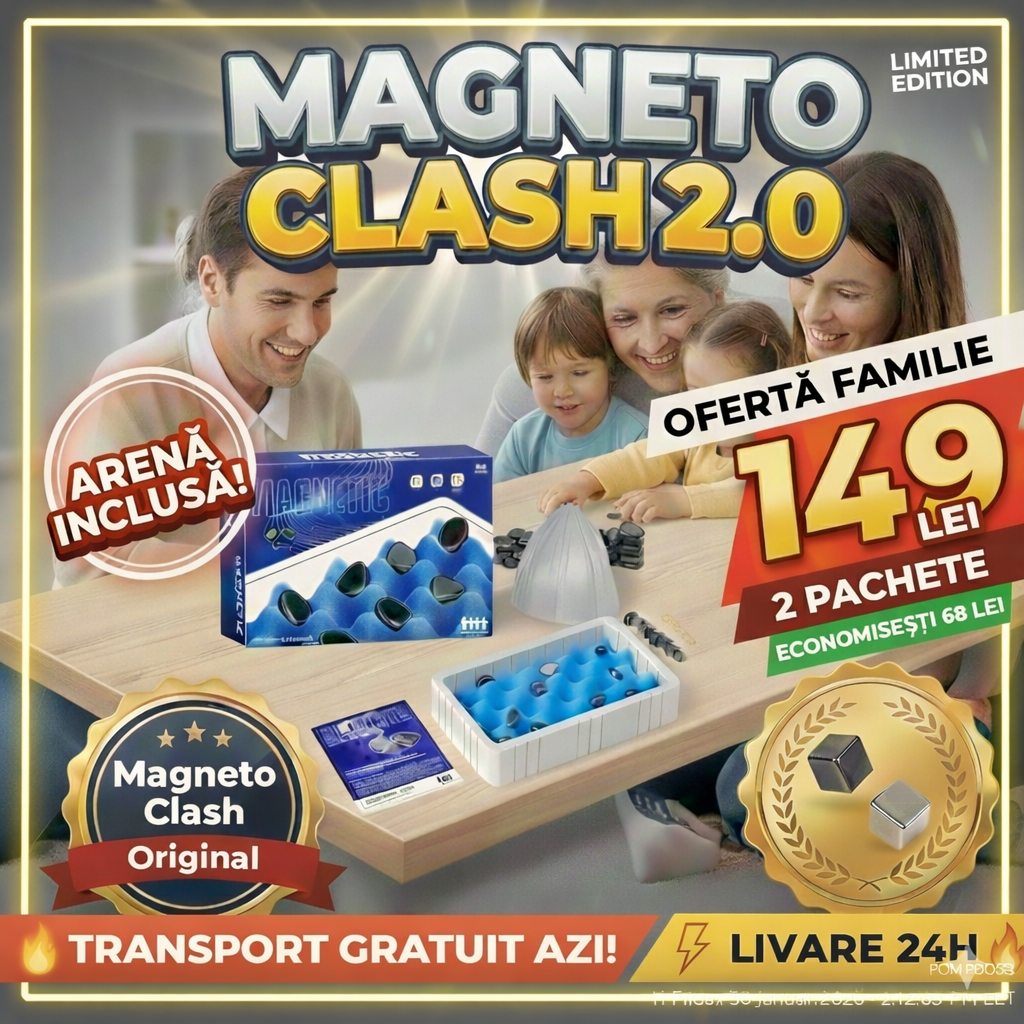 MagnetoClash - Jocul Pietrelor Magnetice